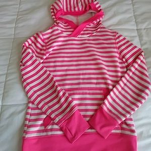 Girls youth striped hoodie